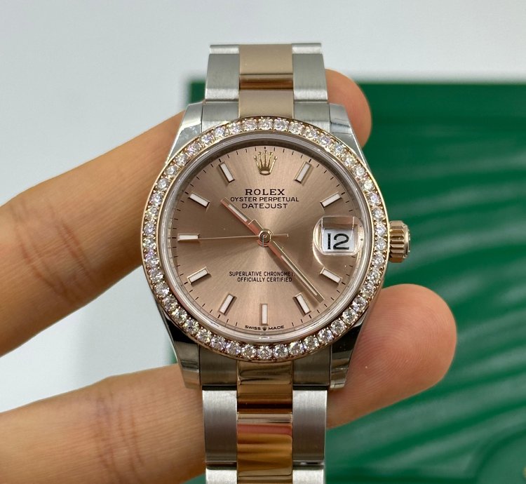 Rolex Datejust 31 278381rbr Pink Index Oys