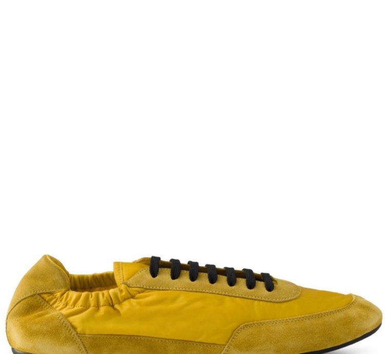 Collapse Re-nylon And Suede Sneakers