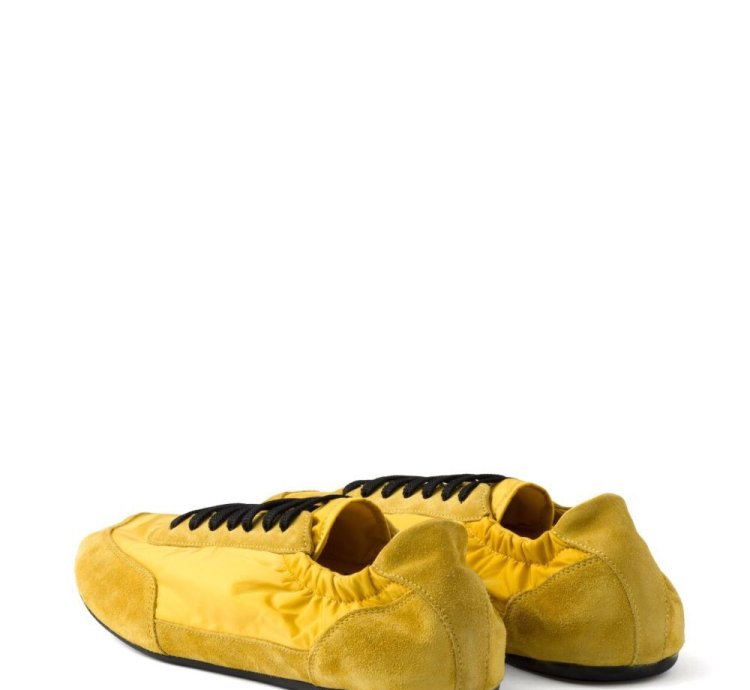 Collapse Re-nylon And Suede Sneakers