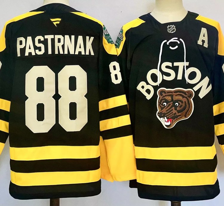 Mens David Pastrnak Jersey 88 Boston Bruins 2023 Winter Classic Stitched