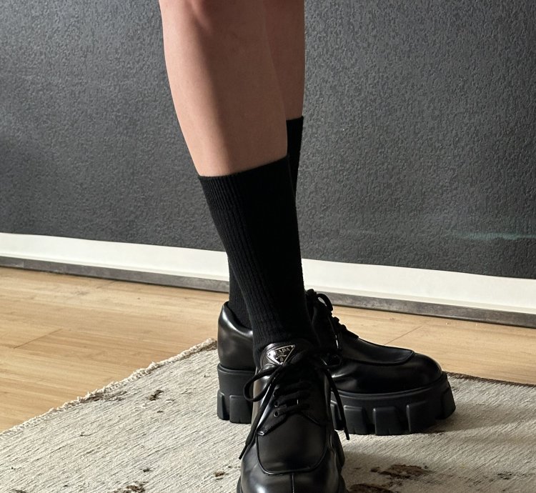 Current Collection Monolith Lace-up Shoes In Brushed Leather