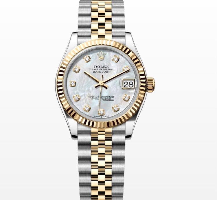 Rolex Datejust 31 Jubilee Gold Steel Mother Of Pearl Diamonds Unworn 2025