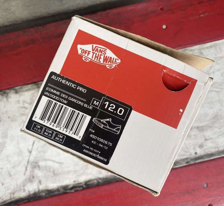 Deadstock Supreme Vans Cdg