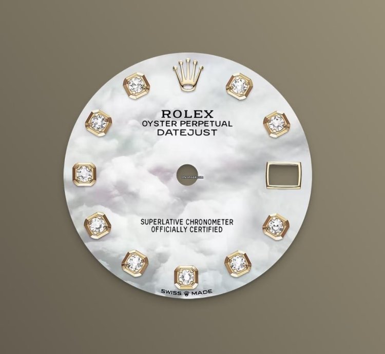 Rolex Datejust 31 Jubilee Gold Steel Mother Of Pearl Diamonds Unworn 2025