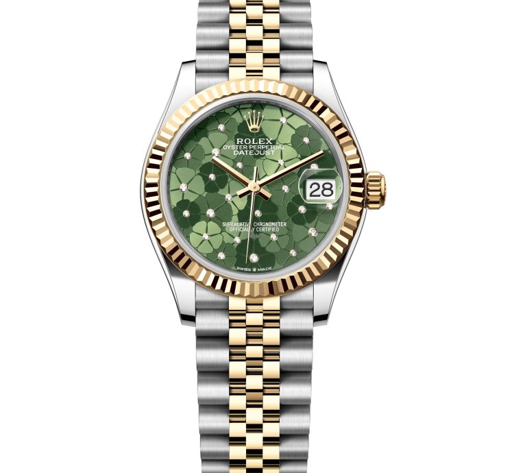Rolex Datejust 31 Jubilee Gold Steel Olive Green 31 Mm Unworn 2025