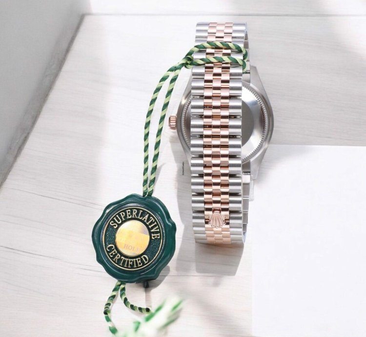 Rolex Datejust 31 Jubilee Rose Gold Steel - Mother Of Pearl Factory Diamonds Unworn 2024