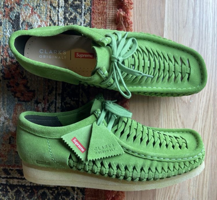 Ds Clarks Originals Woven Wallabee Supreme