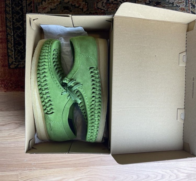 Ds Clarks Originals Woven Wallabee Supreme