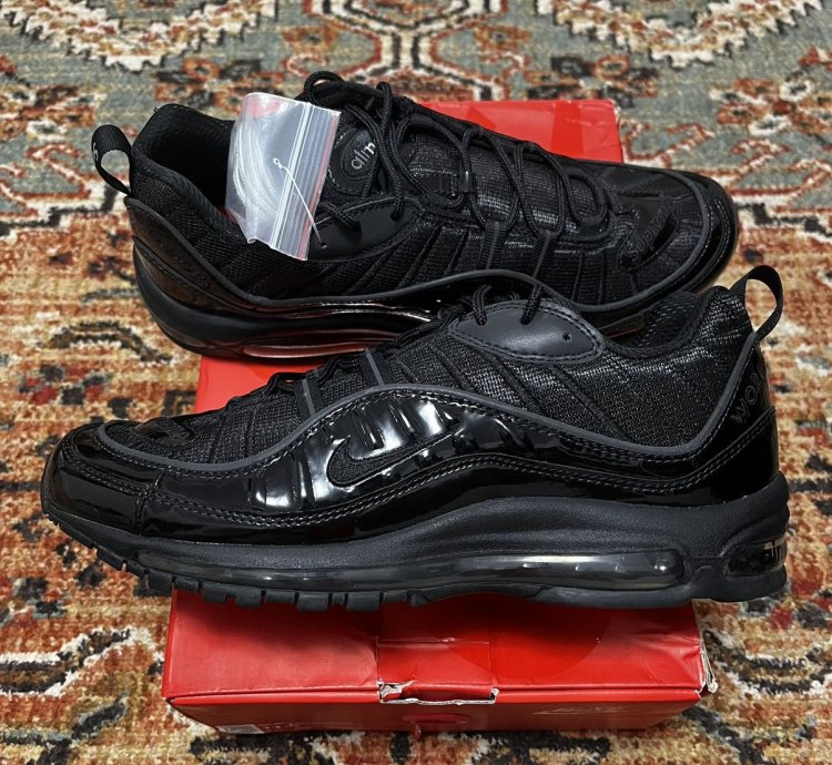 Ds Supreme Nike Air Max 98 Triple Black Sz 11 5