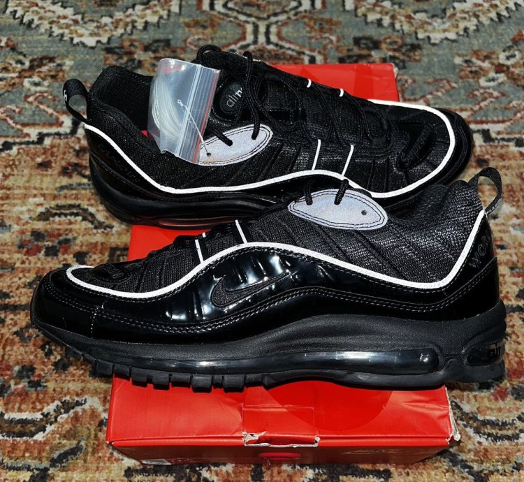 Ds Supreme Nike Air Max 98 Triple Black Sz 11 5