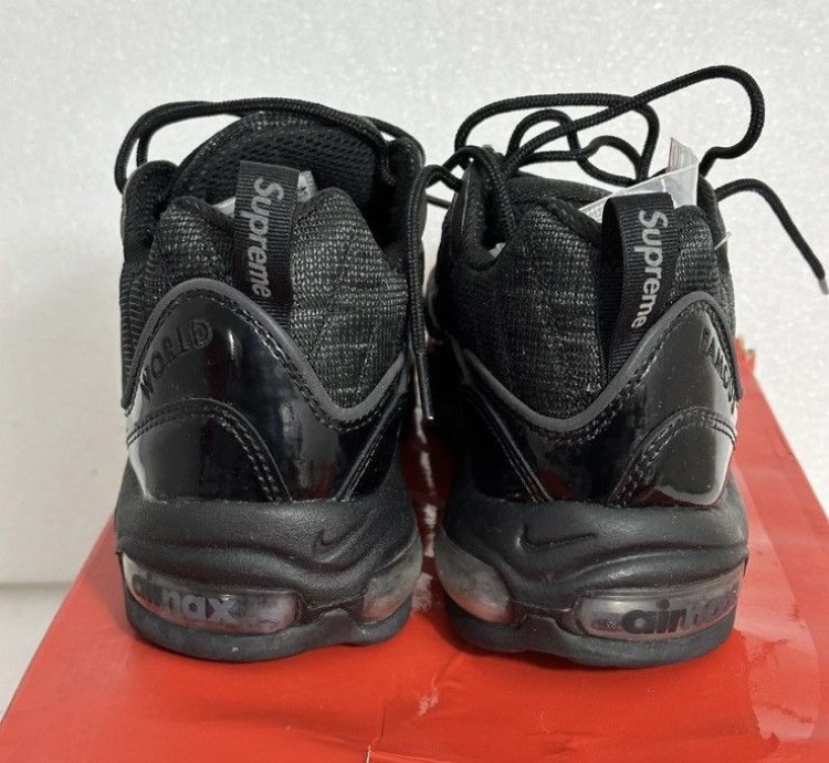 Ds Supreme Nike Air Max 98 Triple Black Sz 11 5