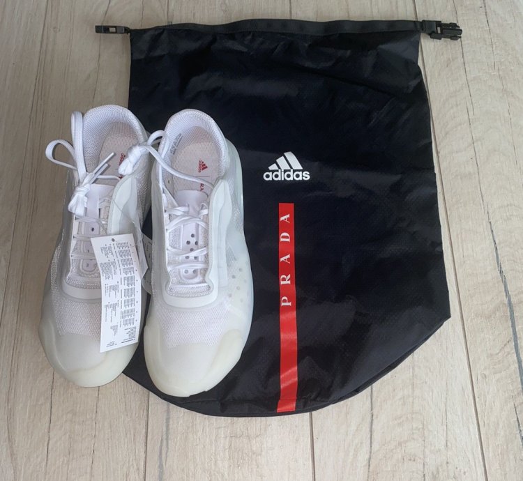 Dswt Adidas Prada Luna Rossa White Low Top Sneakers