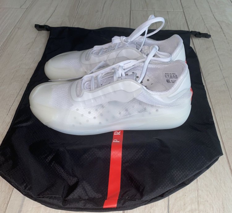 Dswt Adidas Prada Luna Rossa White Low Top Sneakers
