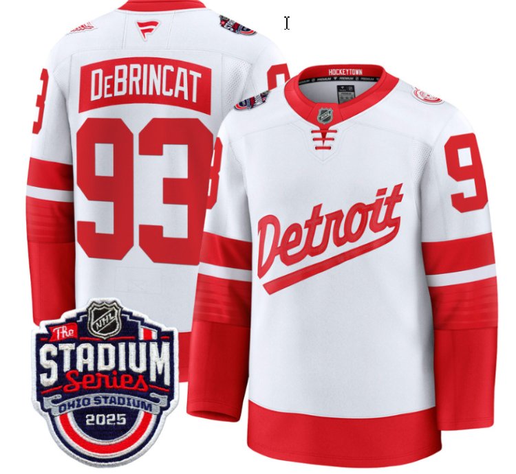 Mens Alex Debrincat Jersey 93 Detroit Red Wings 2025 Stadium Series Stitched