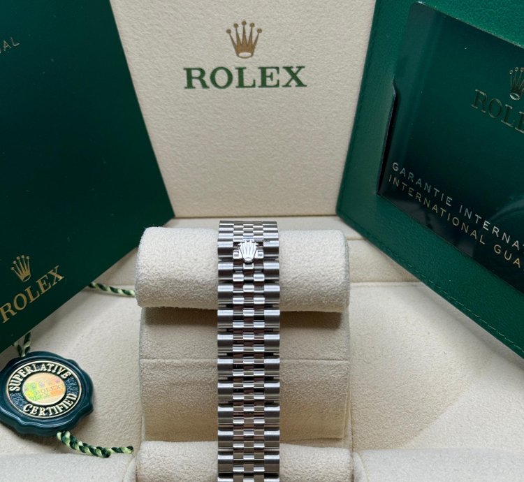Rolex Datejust 31 New 2024 Pink Index Dial Diamond Bezel Stainless Steel Jubilee Bracelet