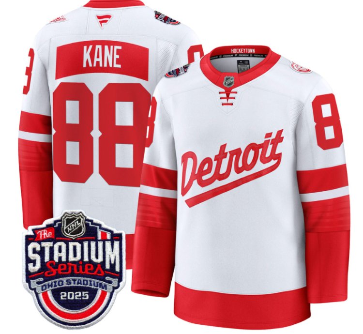 Mens Patrick Kane Jersey 88 Detroit Red Wings 2025 Stadium Series Stitched