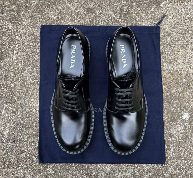 Final Price Leather Lace Up Derby Shoes