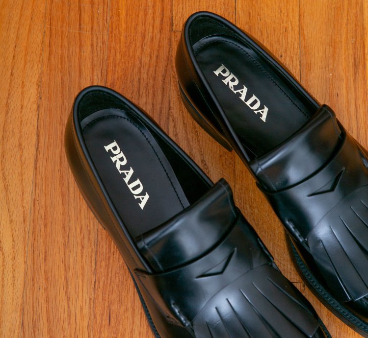 Fw16 Spazzolato Leather Kiltie Loafers