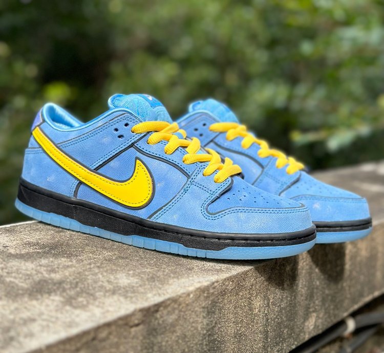 Nike Sb Dunk Low The Powerpuff Girls Bubbles Blue Fz8320-4009