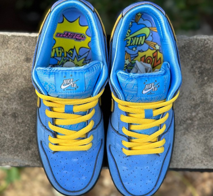 Nike Sb Dunk Low The Powerpuff Girls Bubbles Blue Fz8320-4009