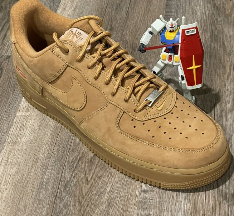 Fw21 Supreme Nike Air Force 1 Low Wheat