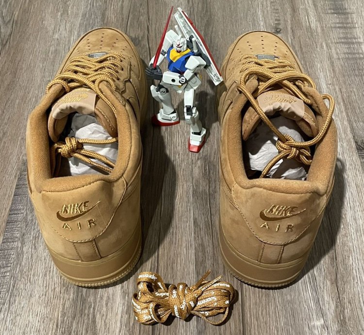 Fw21 Supreme Nike Air Force 1 Low Wheat