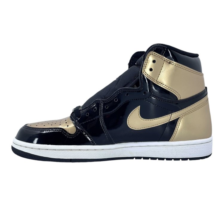 1 Retro High Nrg Patent Gold Toe