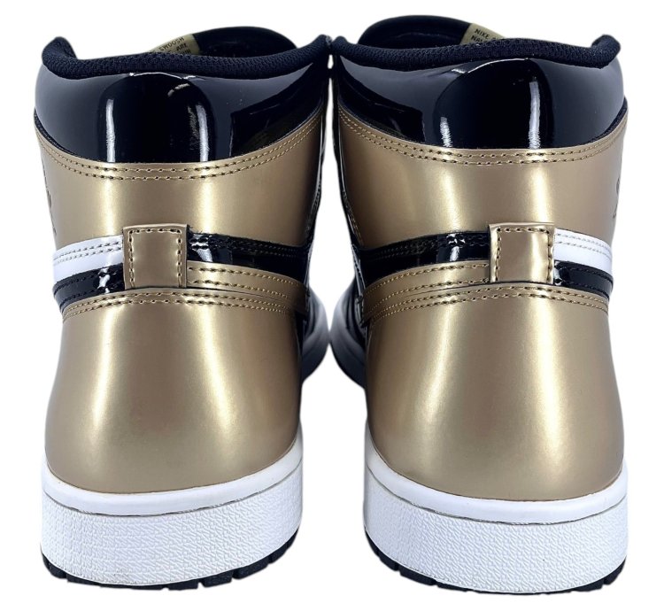 1 Retro High Nrg Patent Gold Toe