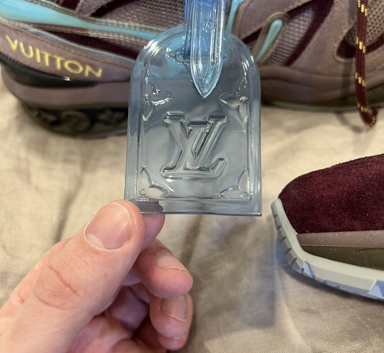 Louis Vuitton - Lv Trail Sneaker Purple And Blue Suede