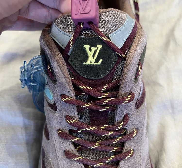 Louis Vuitton - Lv Trail Sneaker Purple And Blue Suede