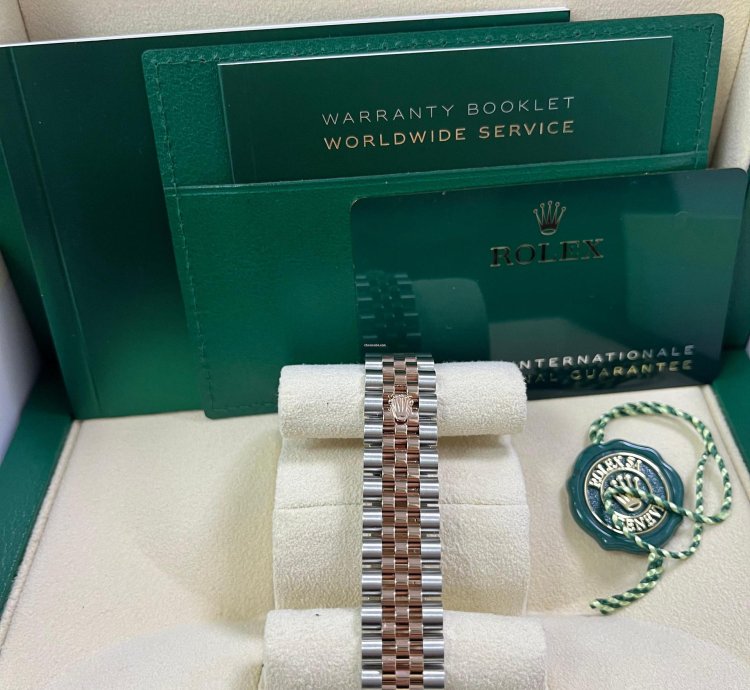 Rolex Datejust 31 Steel And Rose Gold Jubilee Bracelet Index Pink Dial 278271