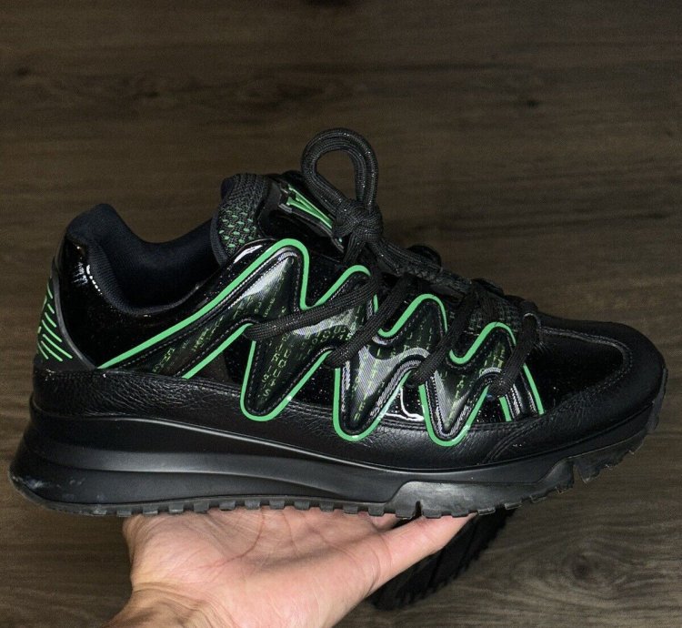 Louis Vuitton - Zig Zag Sneakers Black And Green