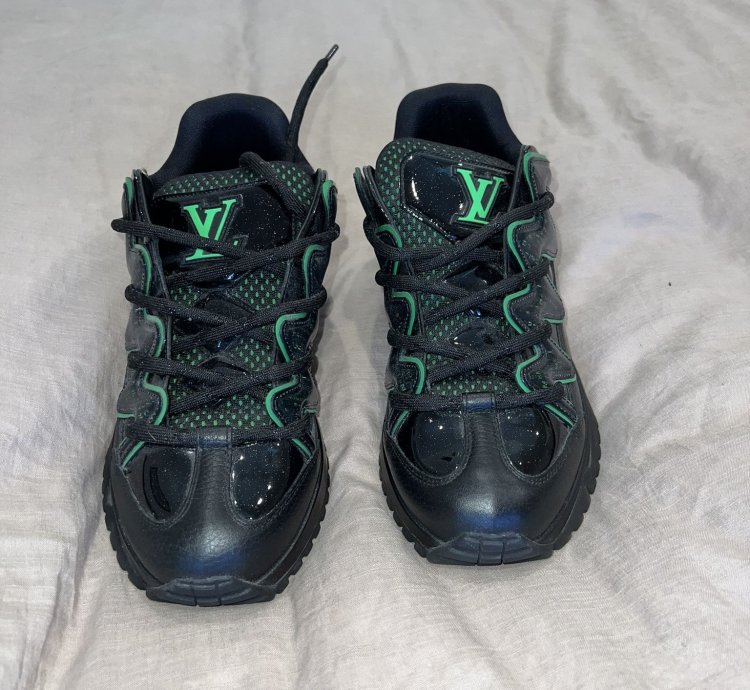 Louis Vuitton - Zig Zag Sneakers Black And Green