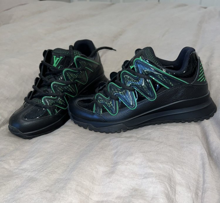 Louis Vuitton - Zig Zag Sneakers Black And Green