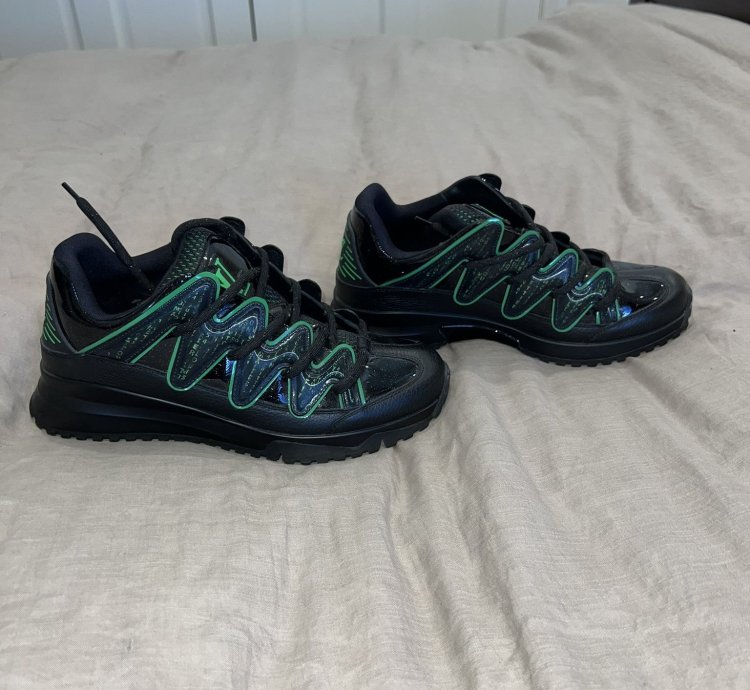 Louis Vuitton - Zig Zag Sneakers Black And Green