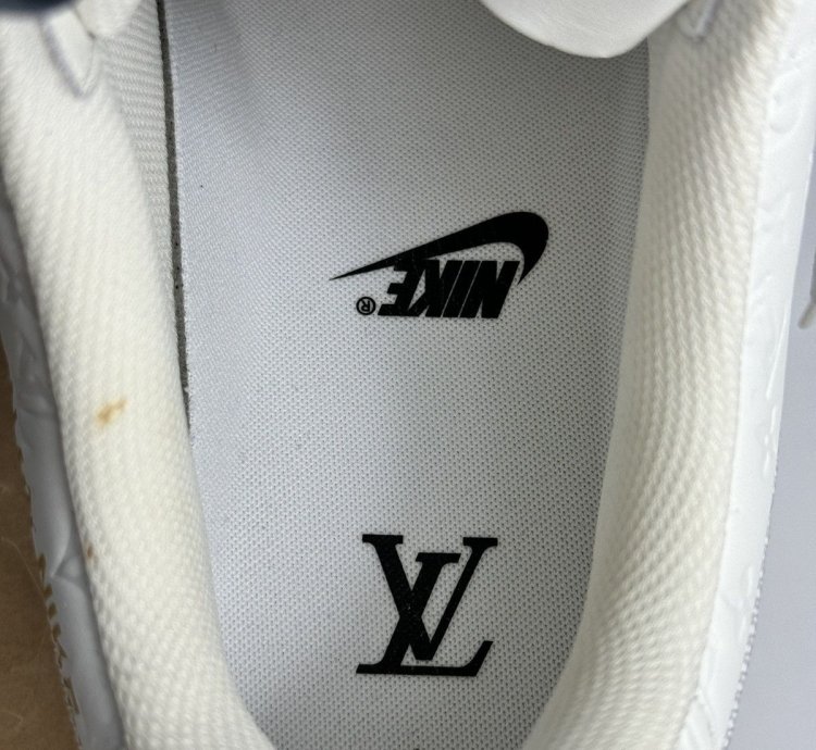 Louis Vuitton Air Force 1 White Sneakers