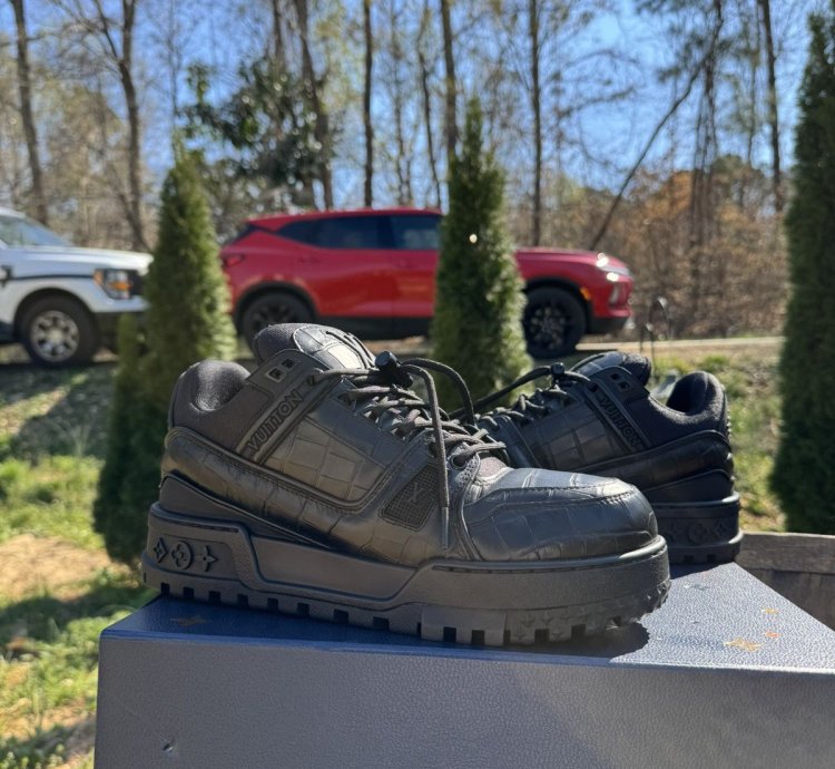 Louis Vuitton Alligator Maxi Trainers
