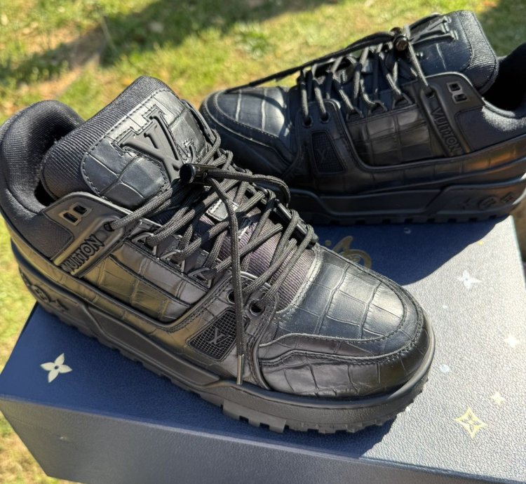 Louis Vuitton Alligator Maxi Trainers