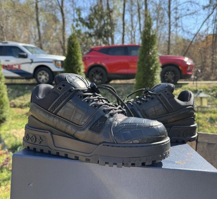 Louis Vuitton Alligator Maxi Trainers