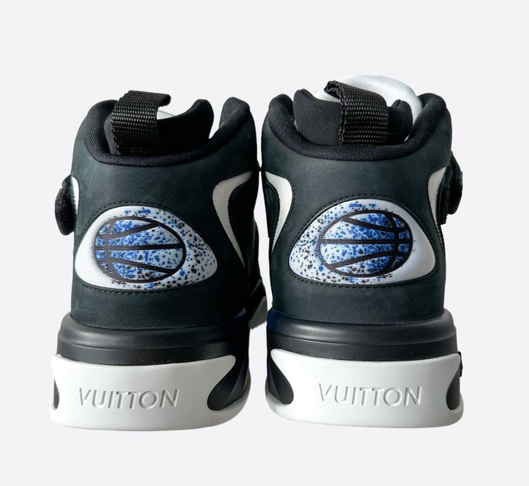 Louis Vuitton Black Blue Trainer 2 Sneaker