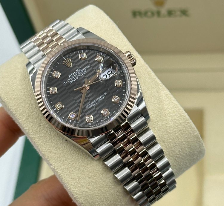 Rolex Datejust 36 126231 Grey Fluted Diamond Jubilee