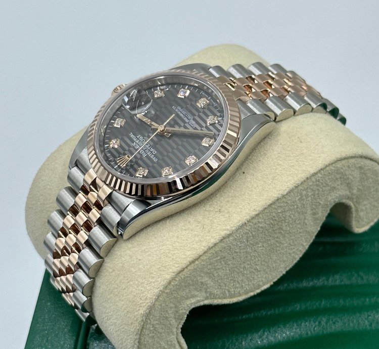 Rolex Datejust 36 126231 Grey Fluted Diamond Jubilee