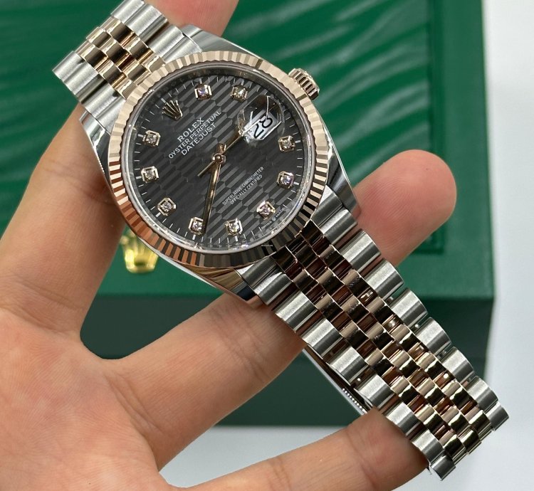 Rolex Datejust 36 126231 Grey Fluted Diamond Jubilee