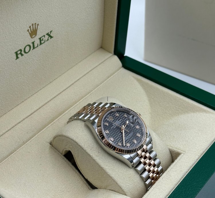 Rolex Datejust 36 126231 Grey Fluted Diamond Jubilee