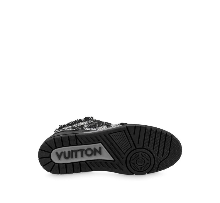 Louis Vuitton Black Skate Sneaker swarovski Crystals