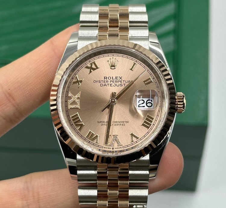 Rolex Datejust 36 126231 Viix Pink Roman Dial Jubilee