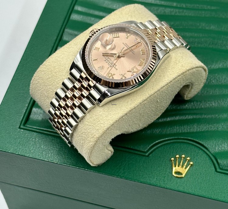 Rolex Datejust 36 126231 Viix Pink Roman Dial Jubilee