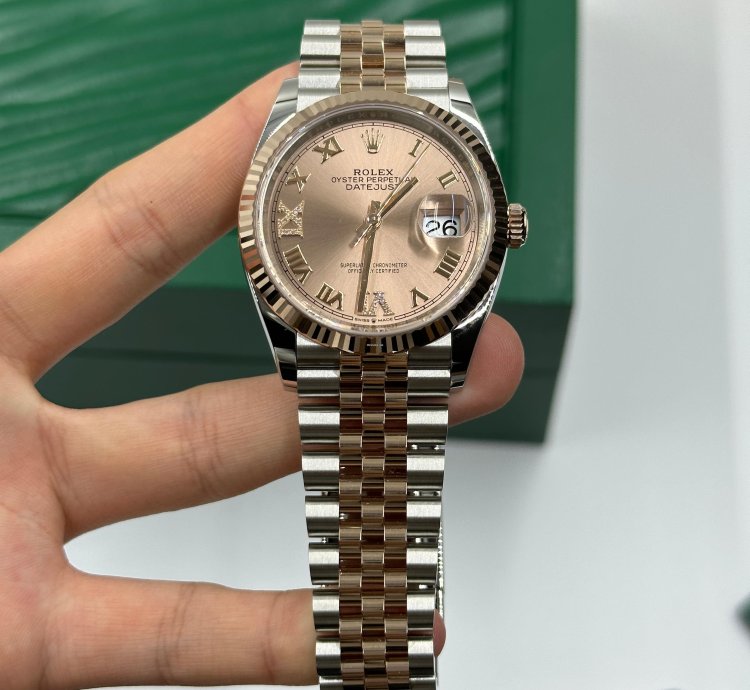 Rolex Datejust 36 126231 Viix Pink Roman Dial Jubilee