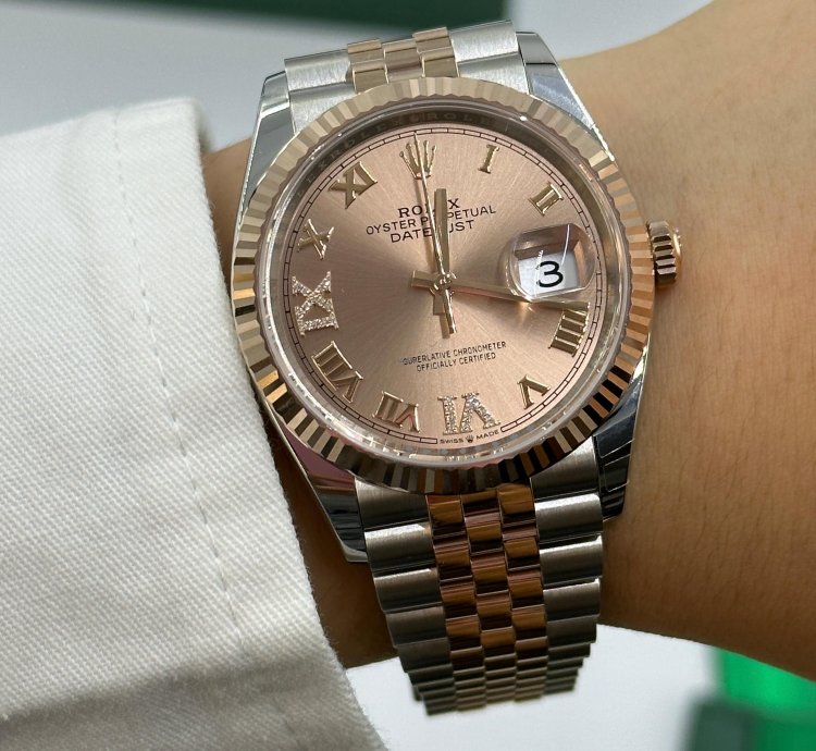 Rolex Datejust 36 126231 Viix Pink Roman Dial Jubilee