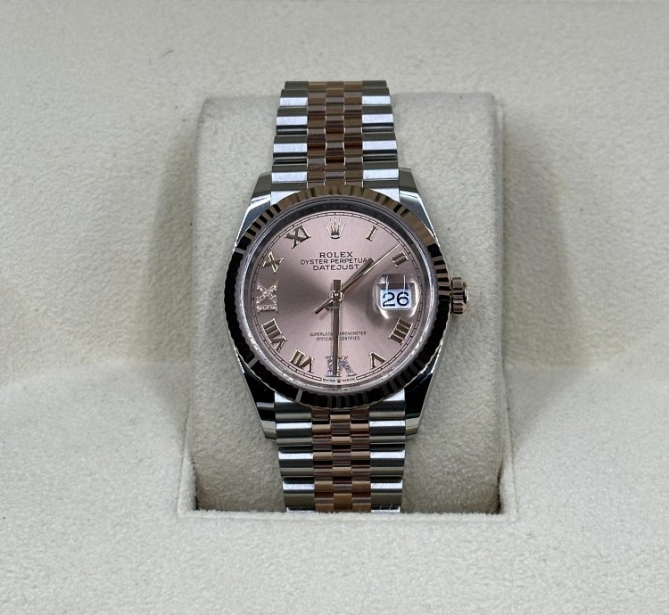 Rolex Datejust 36 126231 Viix Pink Roman Dial Jubilee